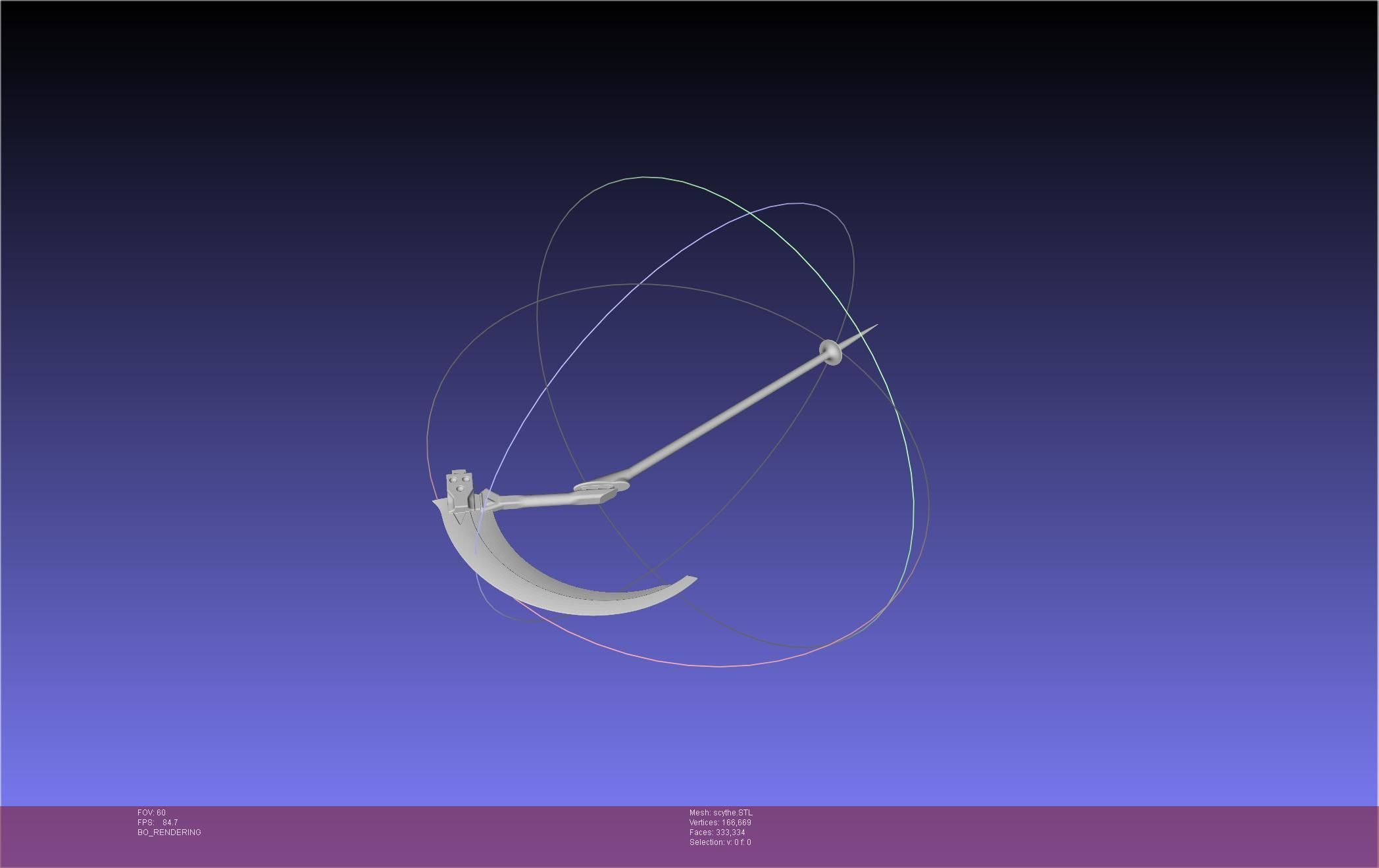 Evangelion Mark 09 Scythe 3D print model_19