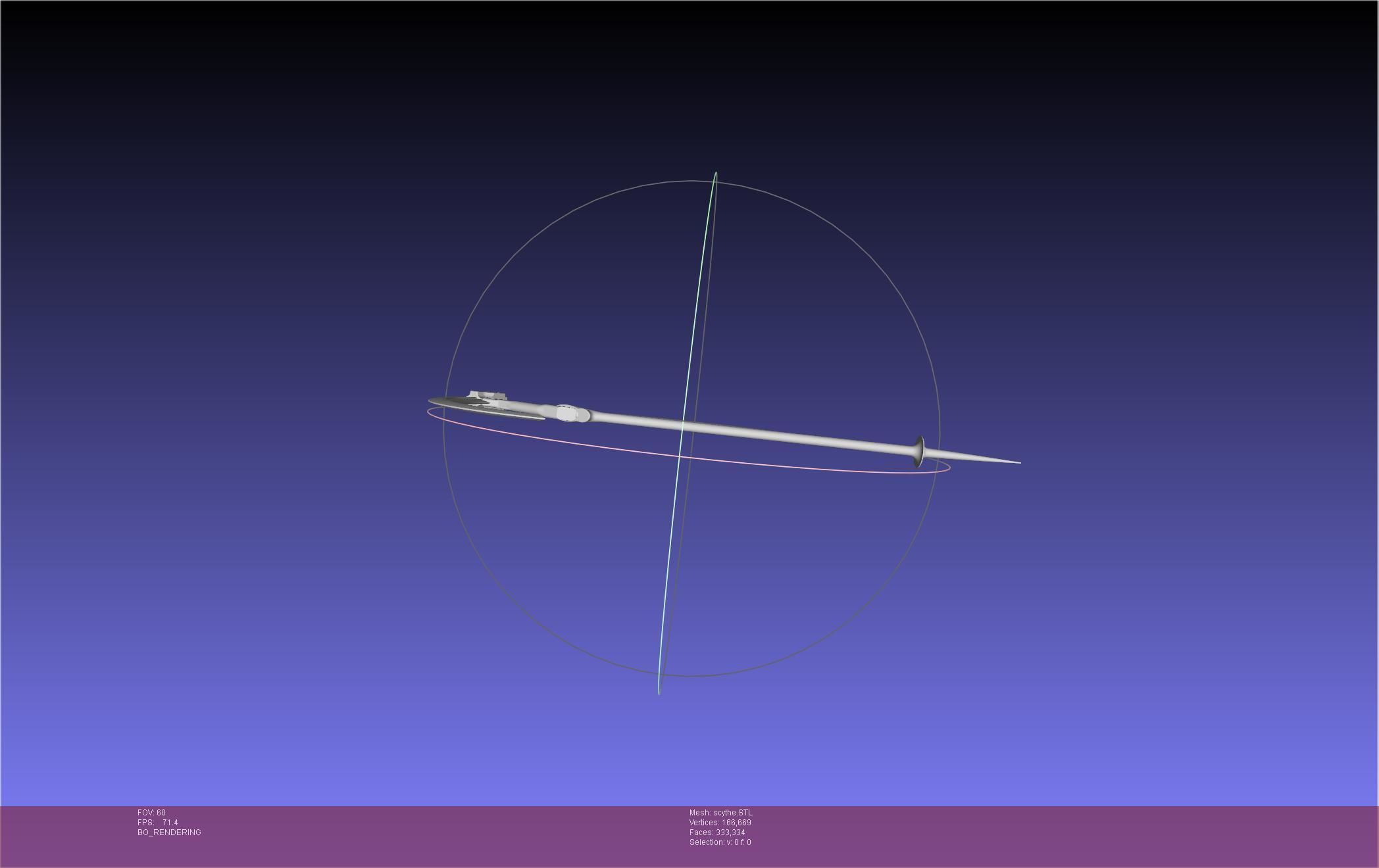 Evangelion Mark 09 Scythe 3D print model_1