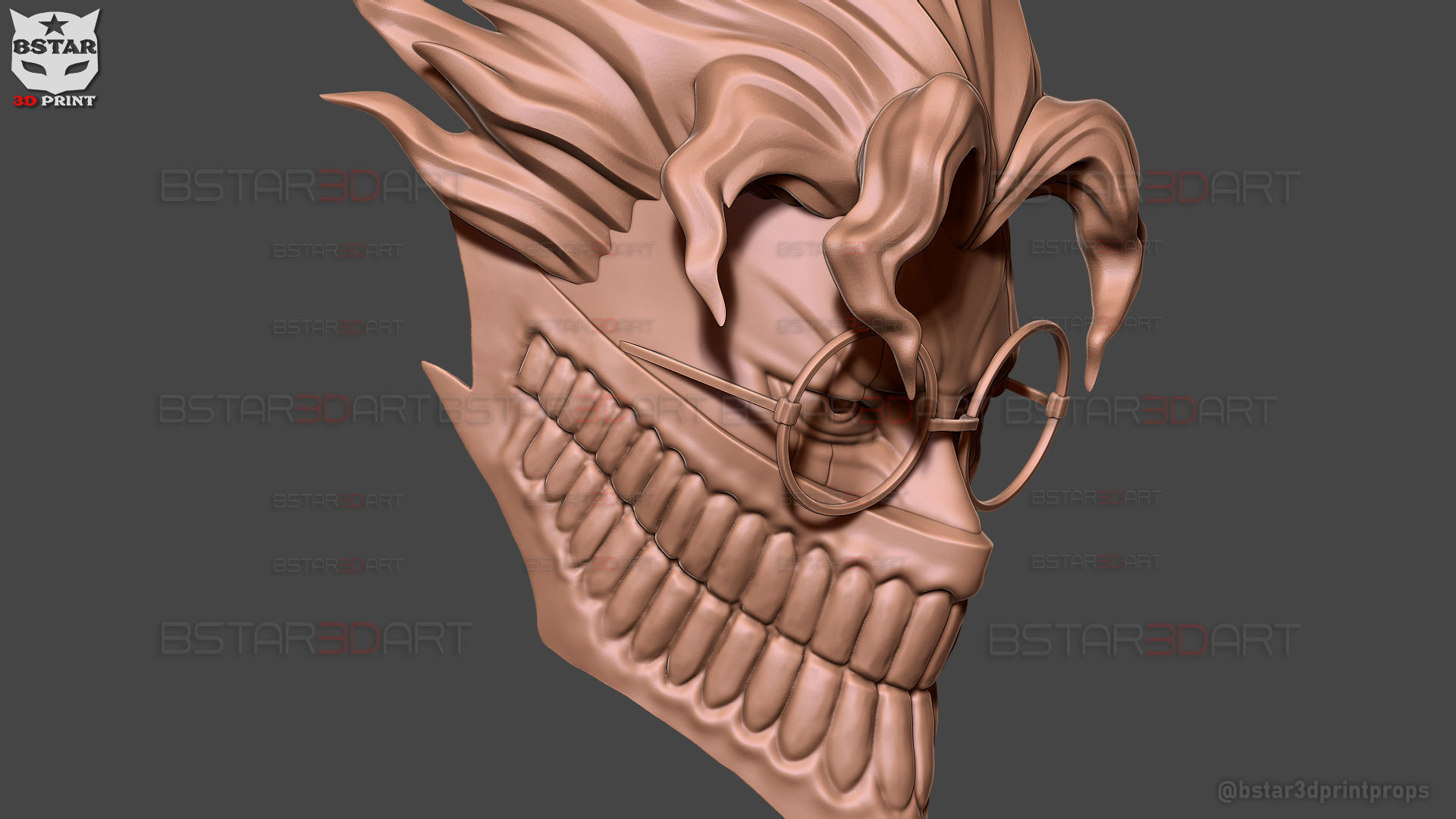 Dandadan Okarun Full Mask - High Quality - Anime Cospla 3D print model_45
