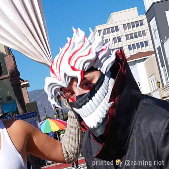 Dandadan Okarun Full Mask - High Quality - Anime Cospla 3D print model_6