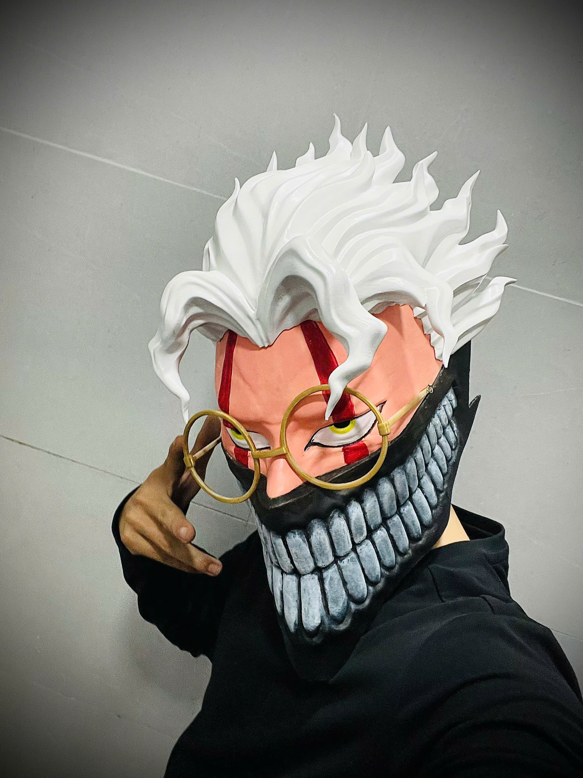Dandadan Okarun Full Mask - High Quality - Anime Cospla 3D print model_11