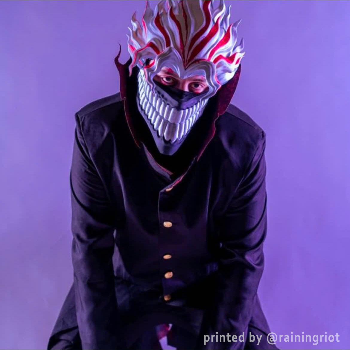 Dandadan Okarun Full Mask - High Quality - Anime Cospla 3D print model_3