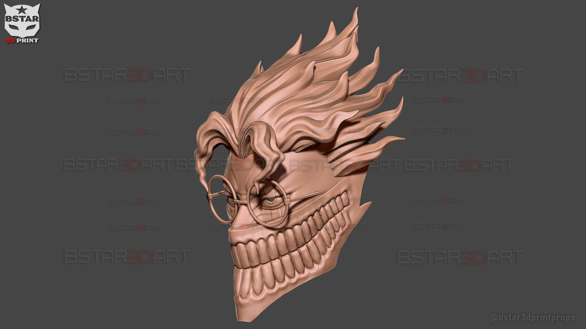 Dandadan Okarun Full Mask - High Quality - Anime Cospla 3D model 3D ...