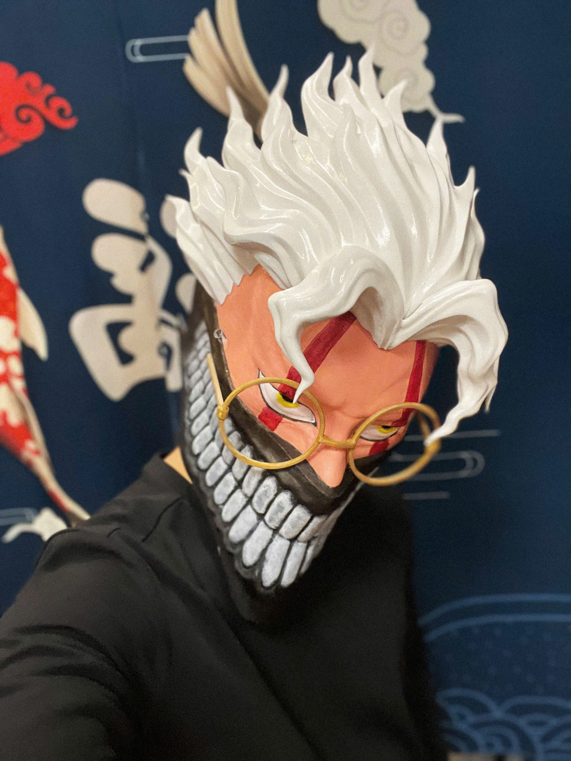 Dandadan Okarun Full Mask - High Quality - Anime Cospla 3D print model_13