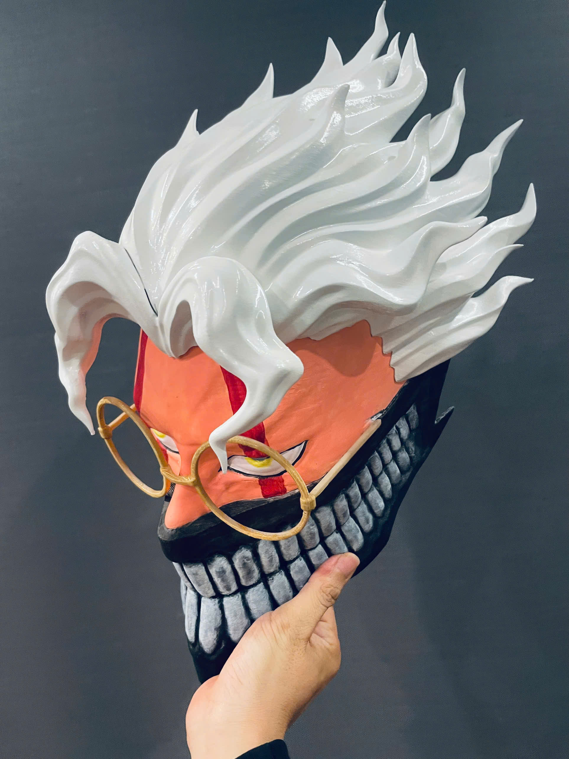 Dandadan Okarun Full Mask - High Quality - Anime Cospla 3D print model_14