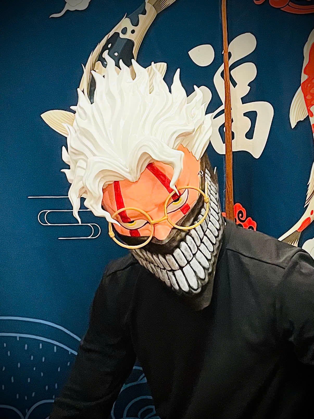 Dandadan Okarun Full Mask - High Quality - Anime Cospla 3D print model_9