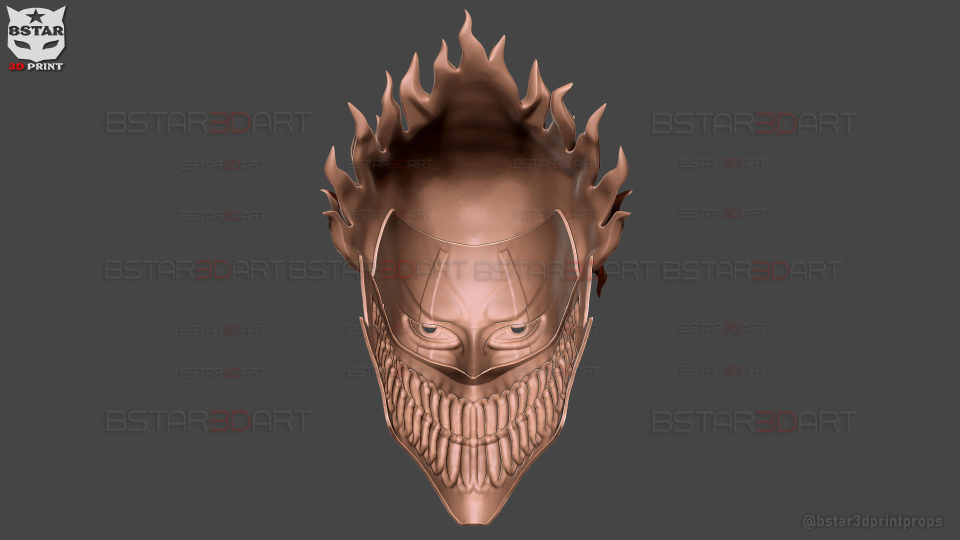 Dandadan Okarun Full Mask - High Quality - Anime Cospla 3D print model_41