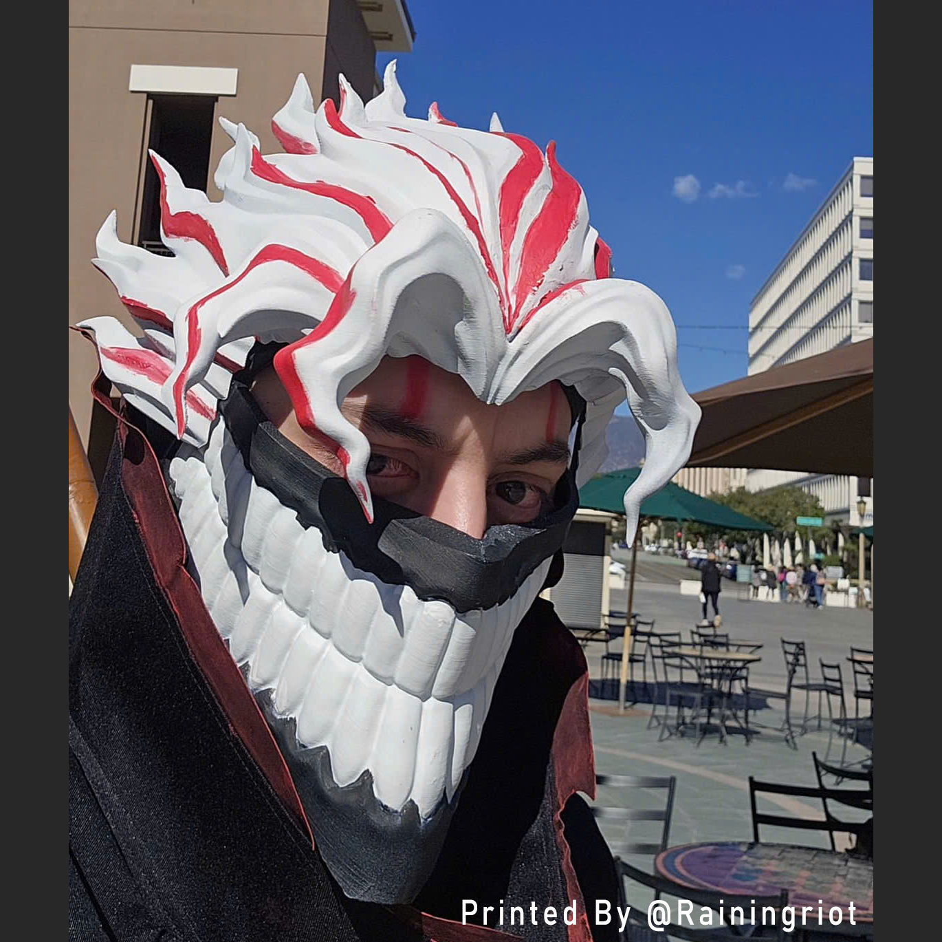 Dandadan Okarun Full Mask - High Quality - Anime Cospla 3D print model_7