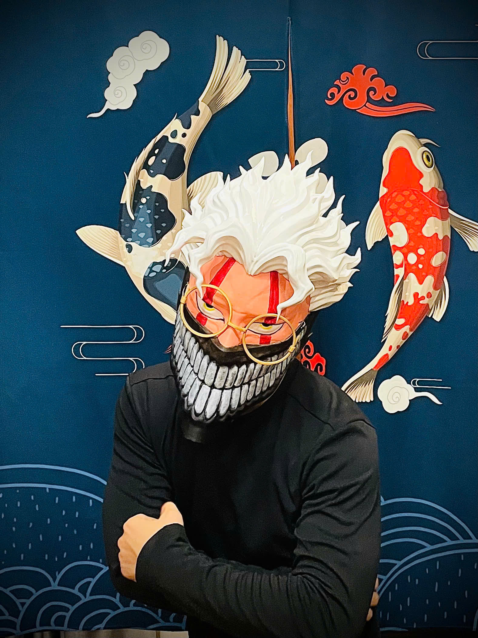 Dandadan Okarun Full Mask - High Quality - Anime Cospla 3D print model_10