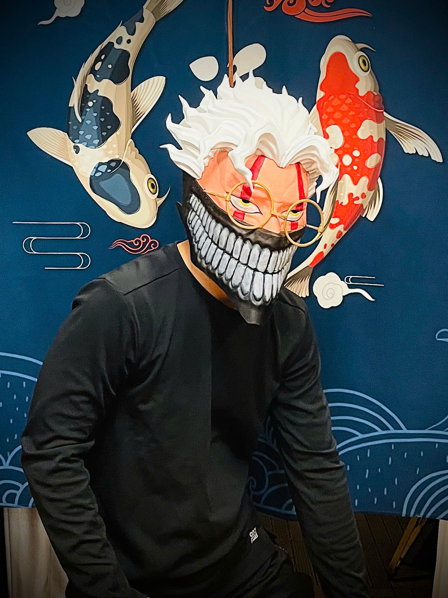 Dandadan Okarun Full Mask - High Quality - Anime Cospla 3D print model_8