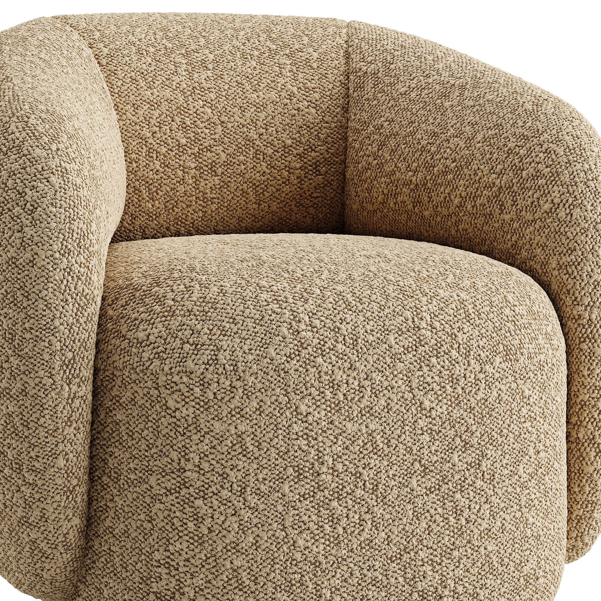 Armchair Brioche by twils 3D model_6