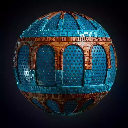 Traditional wall and window Middle East - VOL 02 - Maps - Sbsar