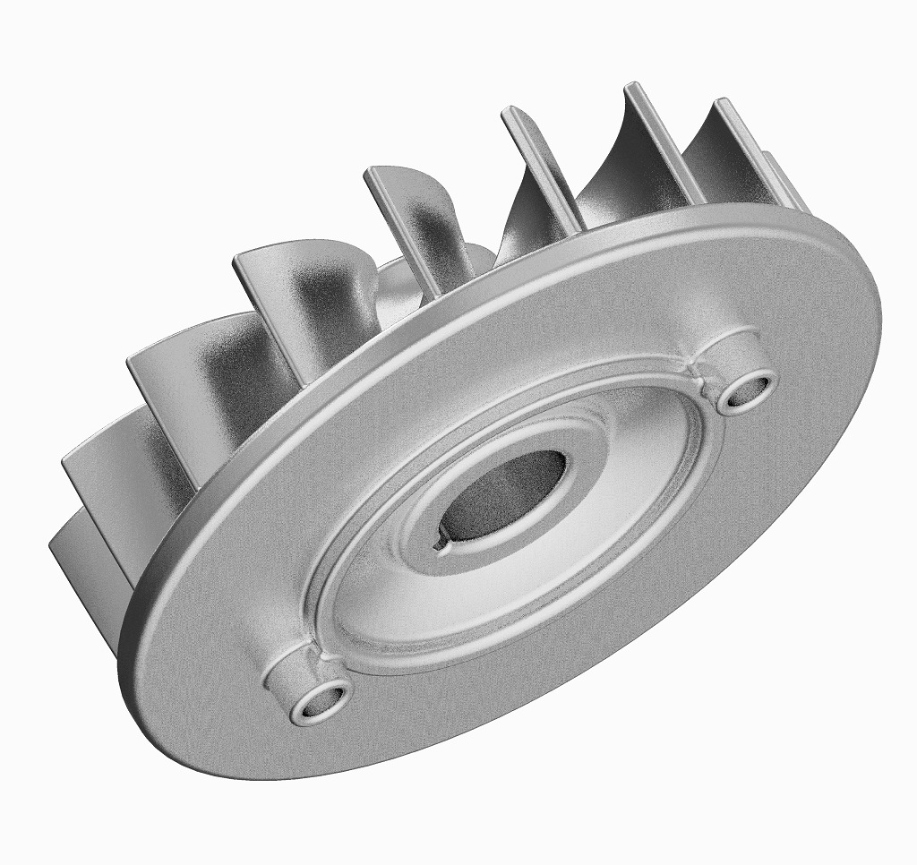 Automotive Engine Flywheel 3D print model_2