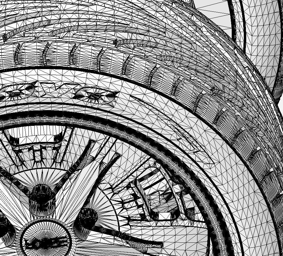 Set of custom wheels Foose Gusset for your scale model 3D print model_20