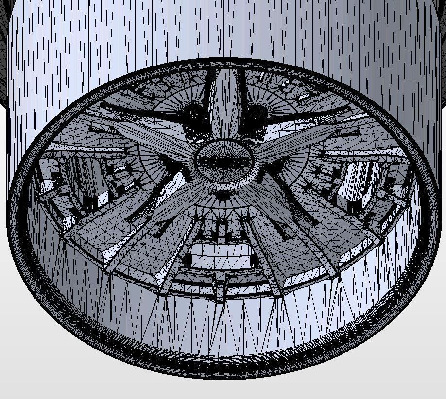 Set of custom wheels Foose Gusset for your scale model 3D print model_17