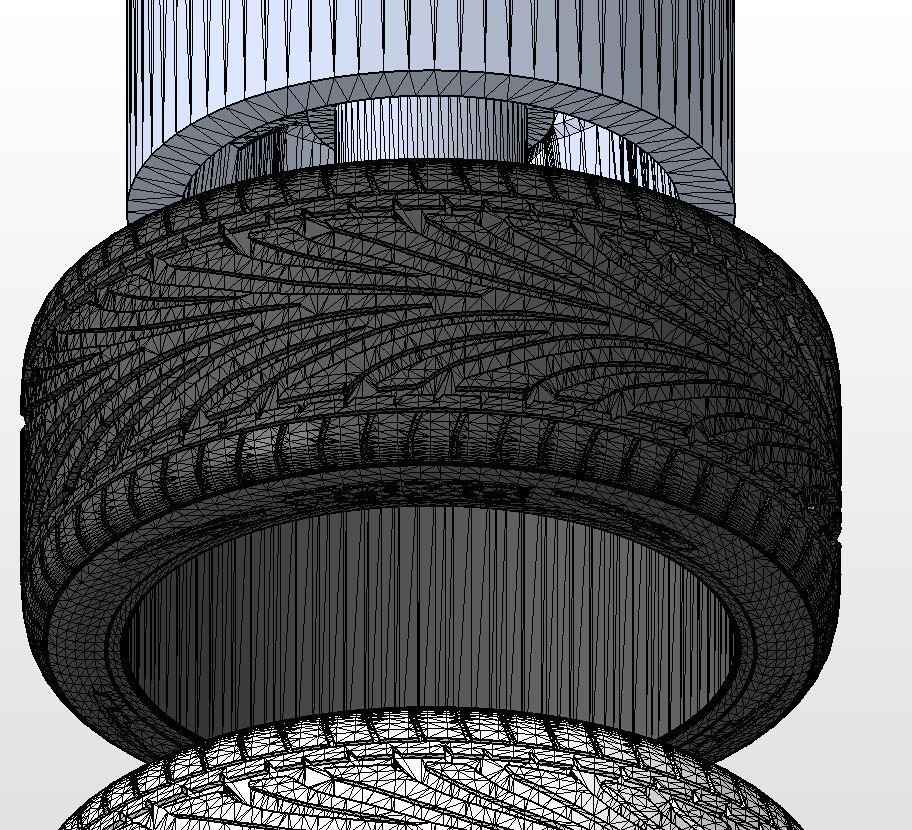 Set of custom wheels Foose Gusset for your scale model 3D print model_22