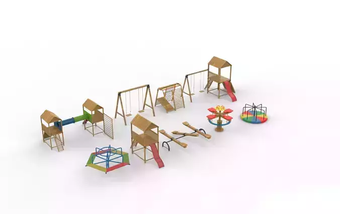 Playground pack 3D model