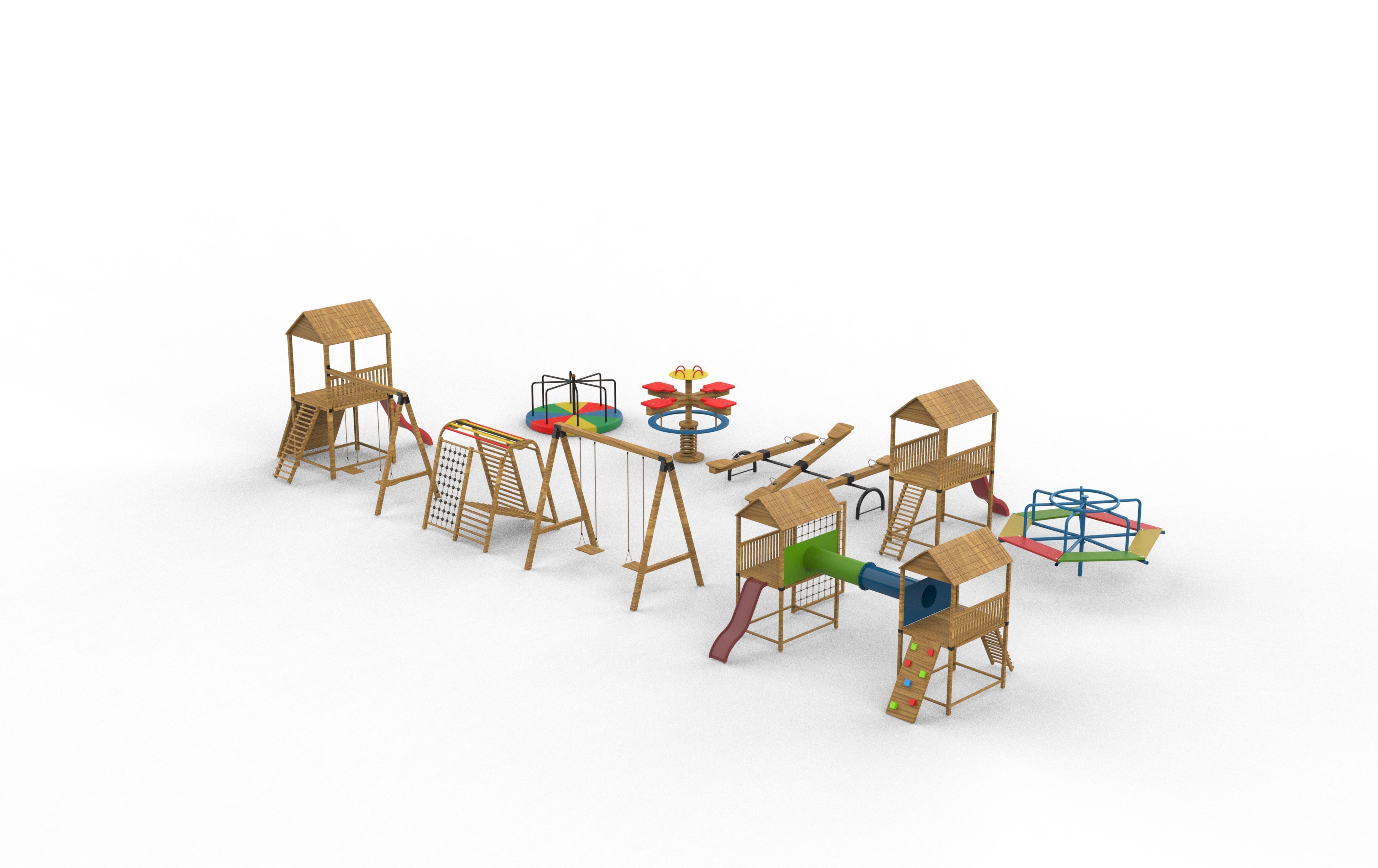 Playground pack 3D model_8