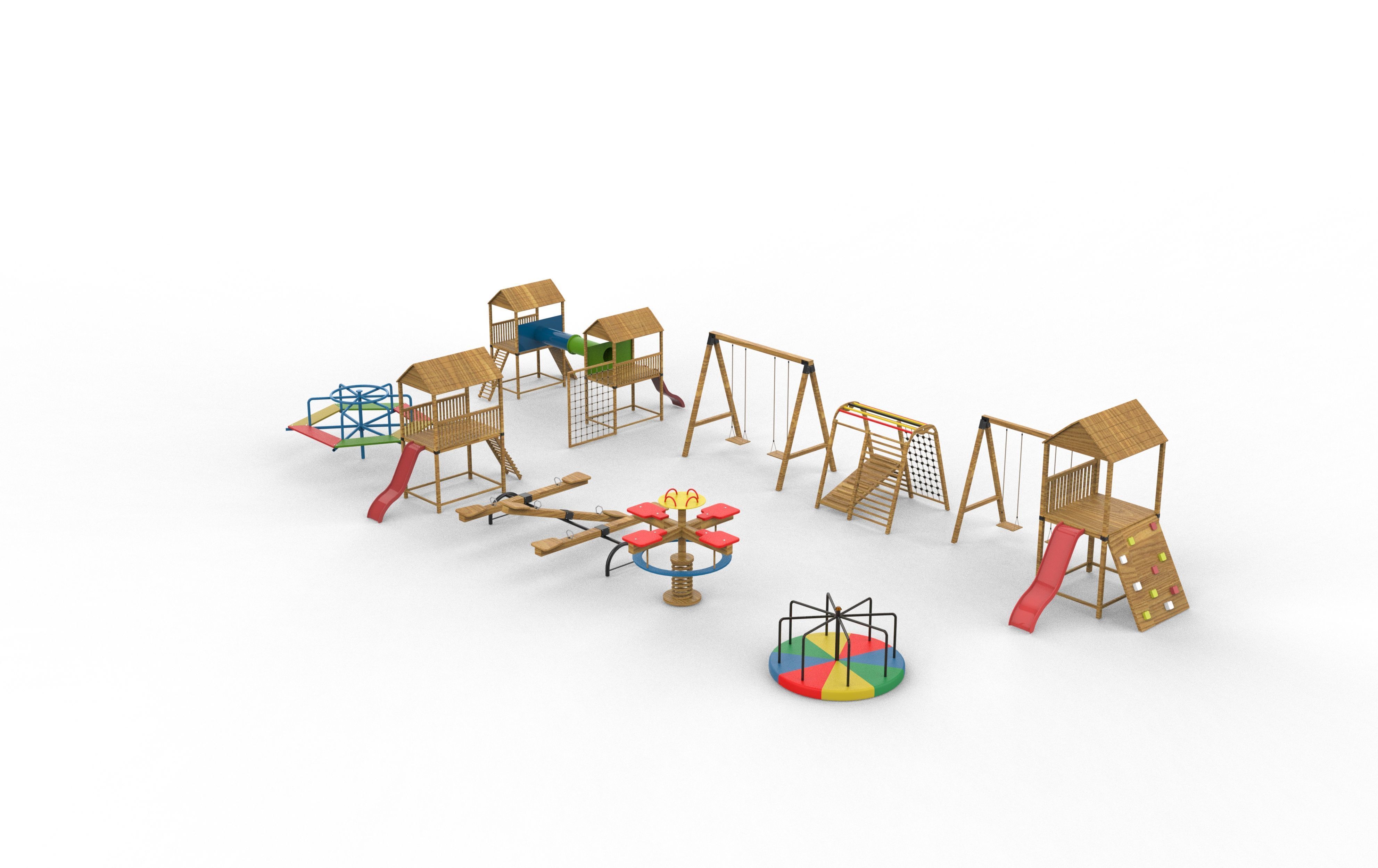Playground pack 3D model_5
