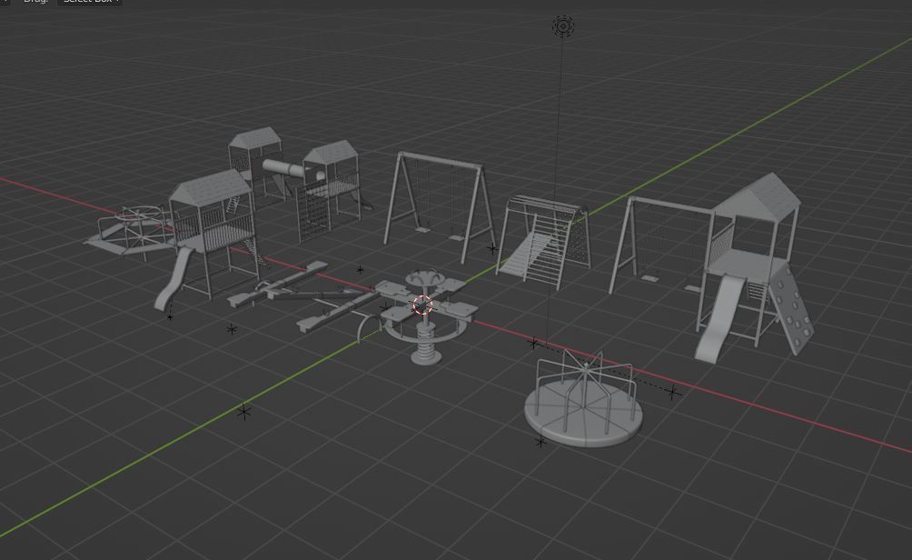 Playground pack 3D model_22
