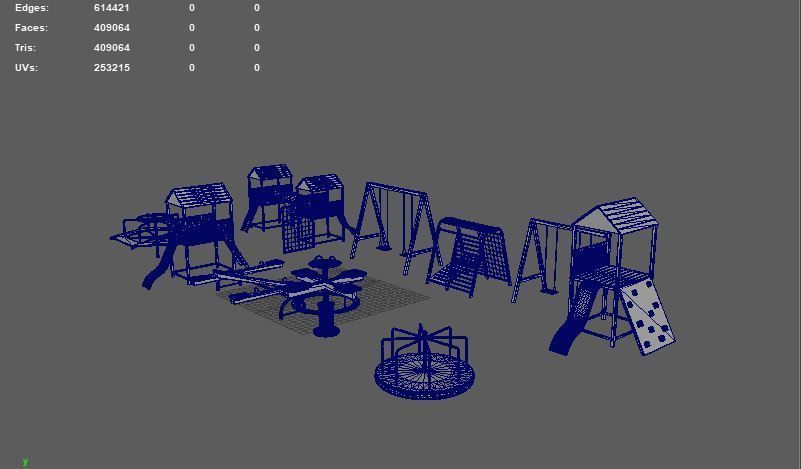 Playground pack 3D model_20