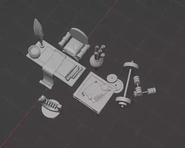 Hades Zagreus Room Work and Play Pack