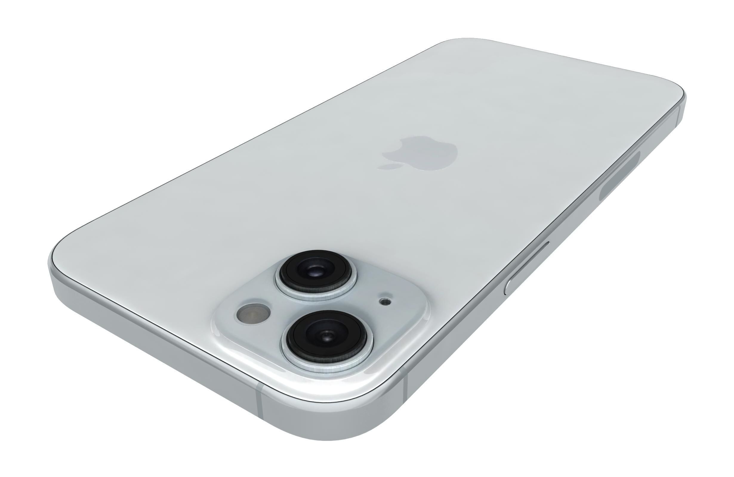 Apple iPhone 15 Plus White 3D model_15
