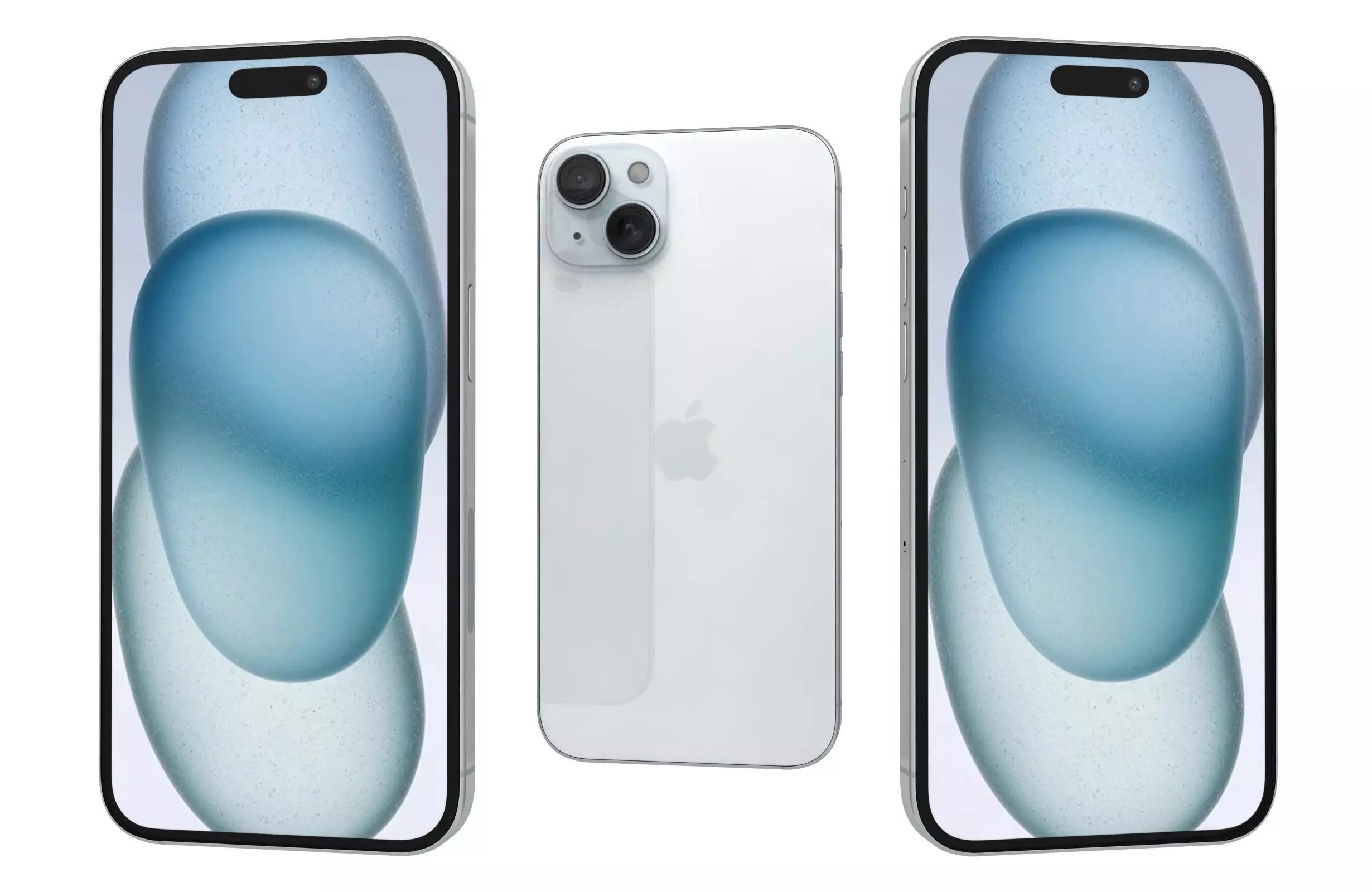 Apple iPhone 15 Plus White 3D model_0