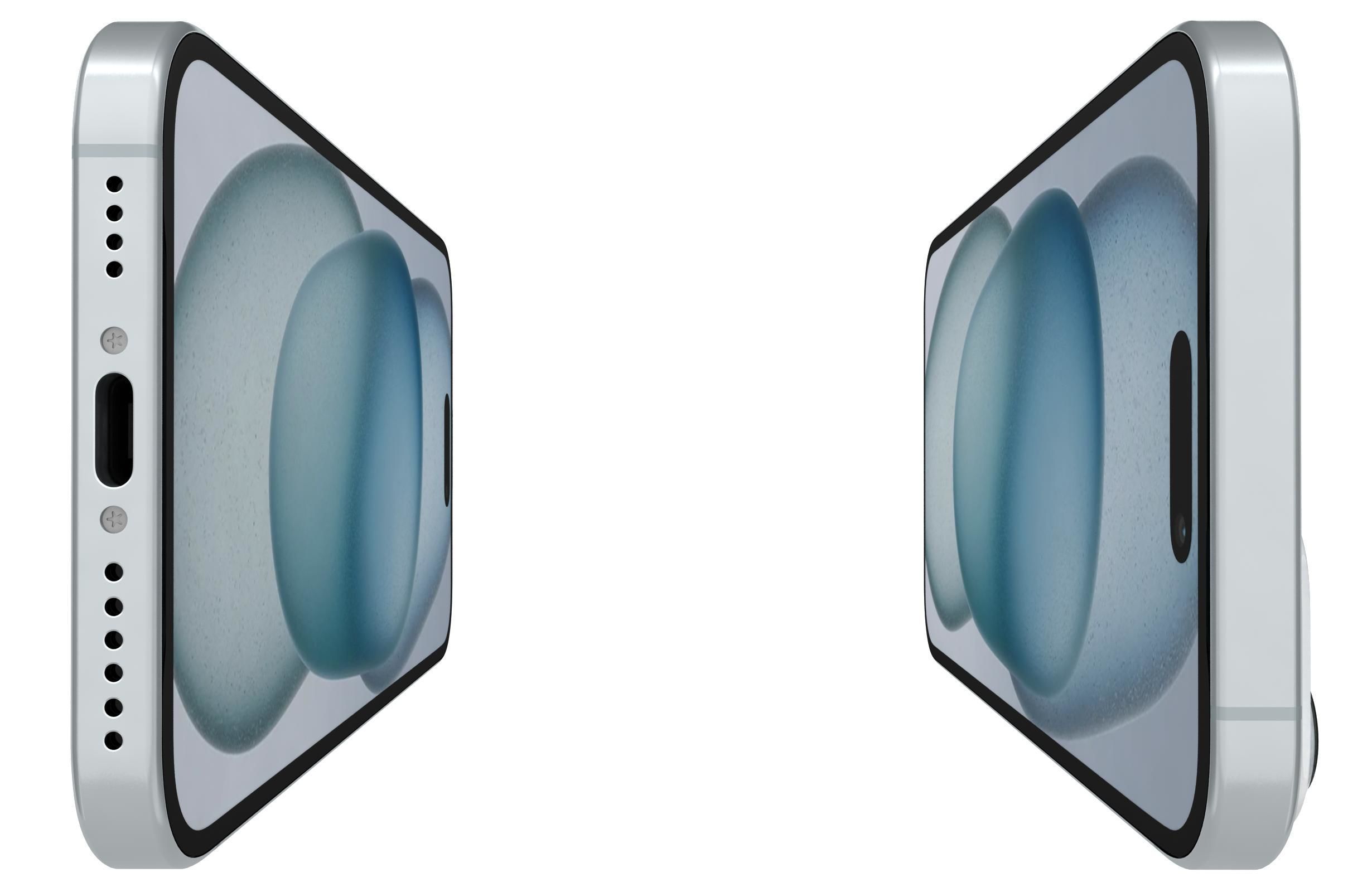 Apple iPhone 15 Plus White 3D model_8