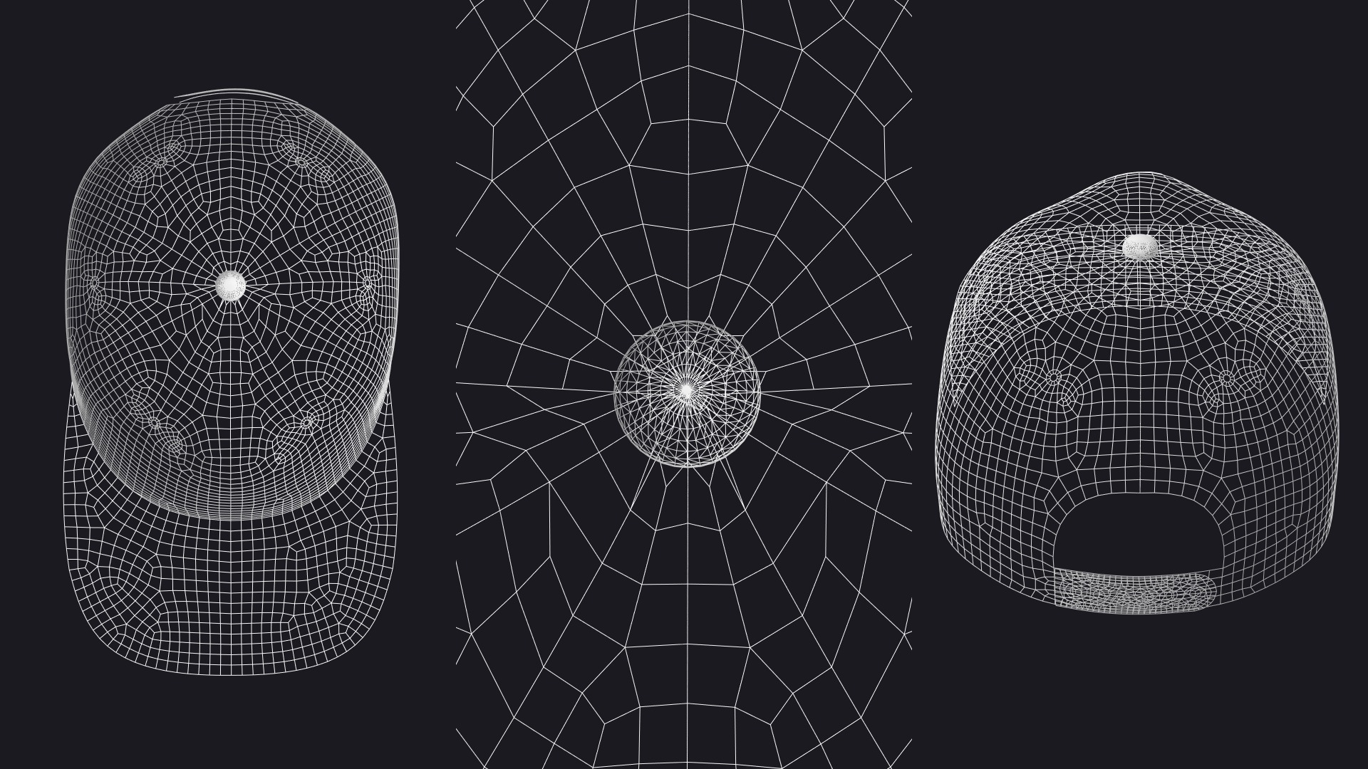 BASIC SNAPBACK CAP mv2 highpoly 3D model_5