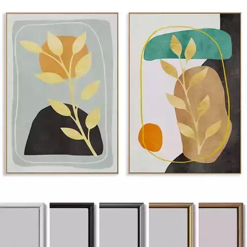 Abstract Painting Frame set 049