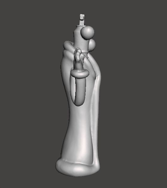 KINGER CHESS KING FIGURE MODEL TOY FOR KIDS PVC SCULPTURE 3D print model_4