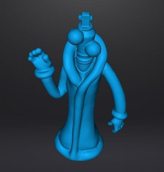KINGER CHESS KING FIGURE MODEL TOY FOR KIDS PVC SCULPTURE 3D print model_11