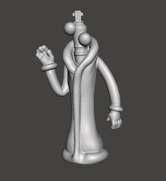 KINGER CHESS KING FIGURE MODEL TOY FOR KIDS PVC SCULPTURE 3D print model_1