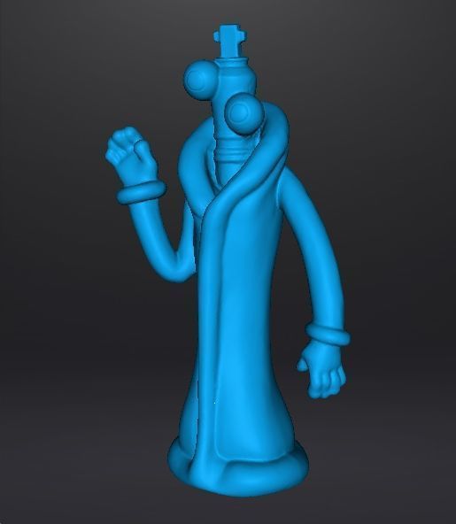 KINGER CHESS KING FIGURE MODEL TOY FOR KIDS PVC SCULPTURE 3D print model_9