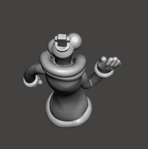 KINGER CHESS KING FIGURE MODEL TOY FOR KIDS PVC SCULPTURE 3D print model_6