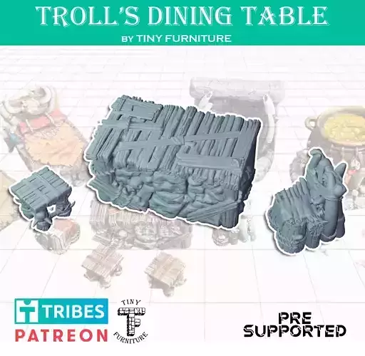 Trolls Dining Table 3D print model
