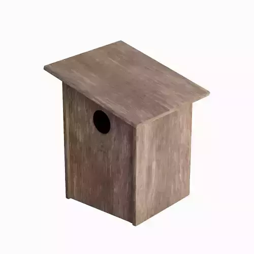 Wooden Birdhouse C 02