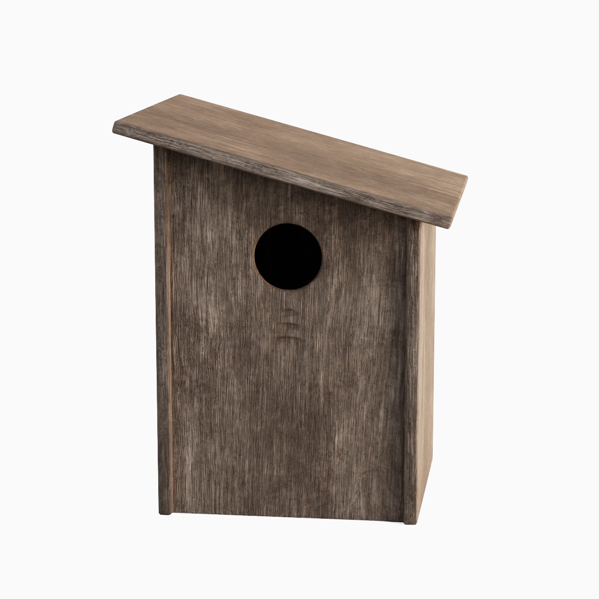 Wooden Birdhouse C 02 3D model_1