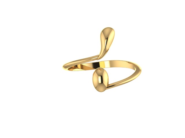Ring stylish 3D print model_11