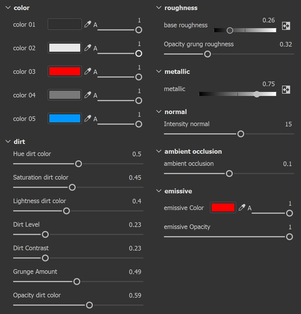 Hard Surface - VOL 06 - Maps - SBsar -sci-fi Pattern- Texture_7