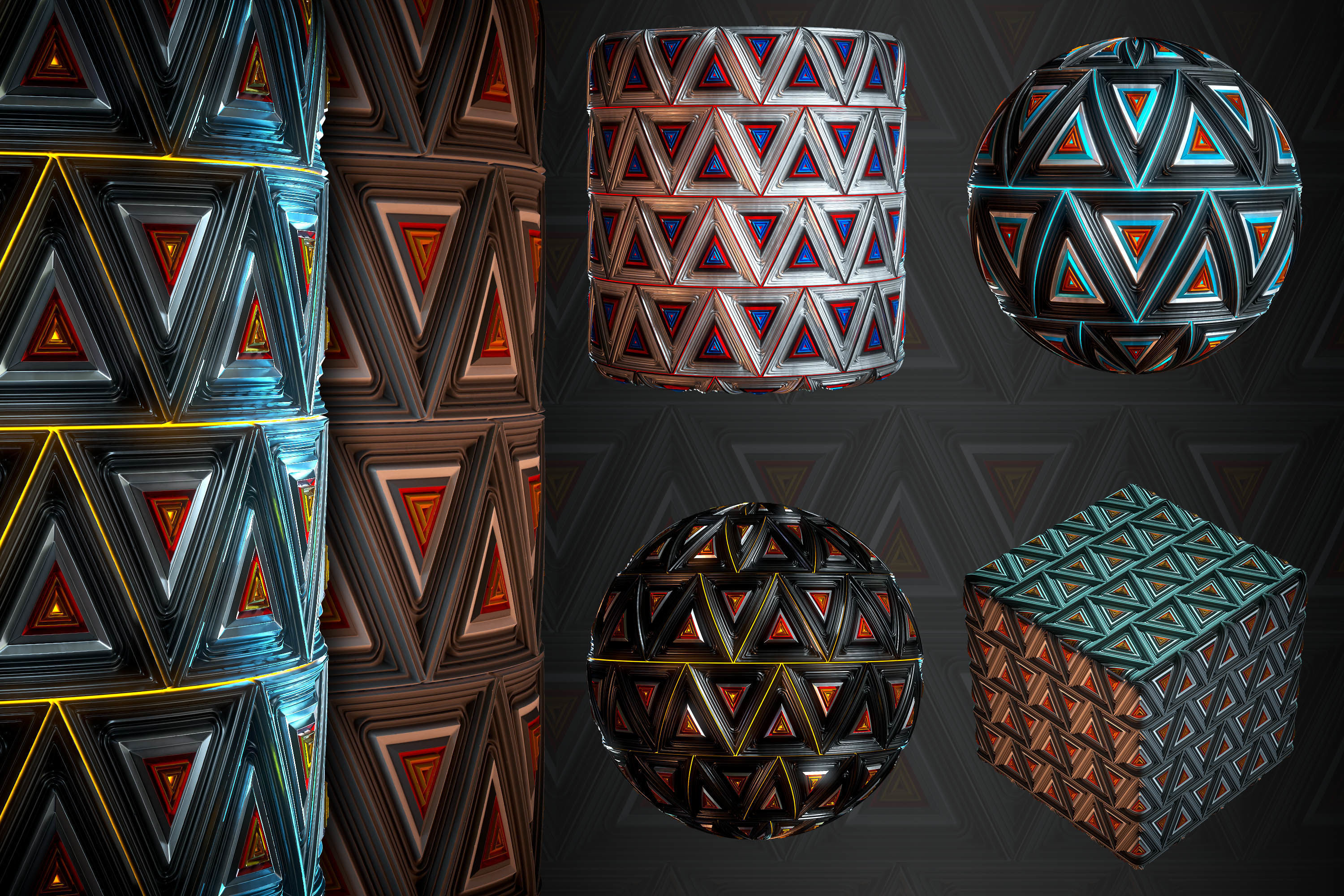 Hard Surface - VOL 06 - Maps - SBsar -sci-fi Pattern- Texture_2