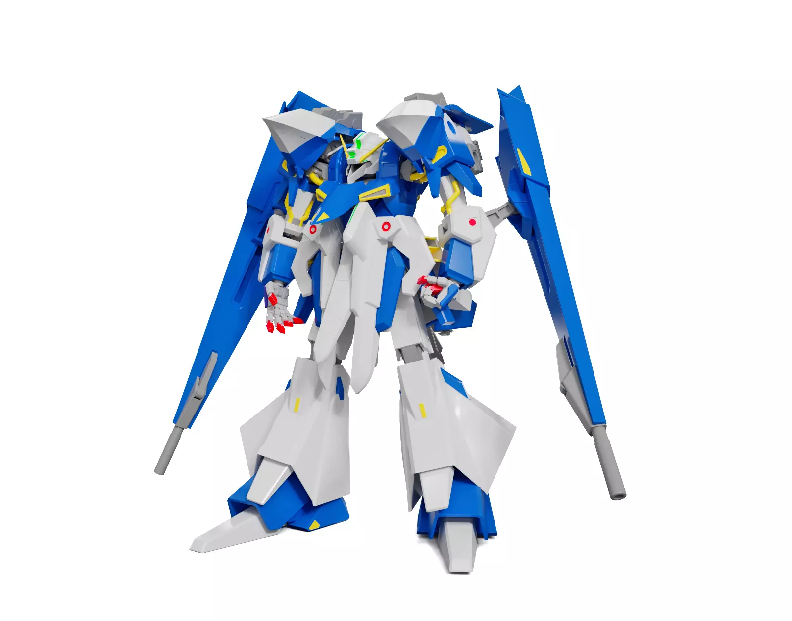Gundam model figurine 3D model_0