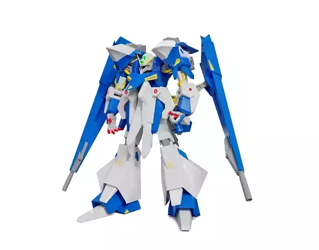 Gundam model figurine 3D model