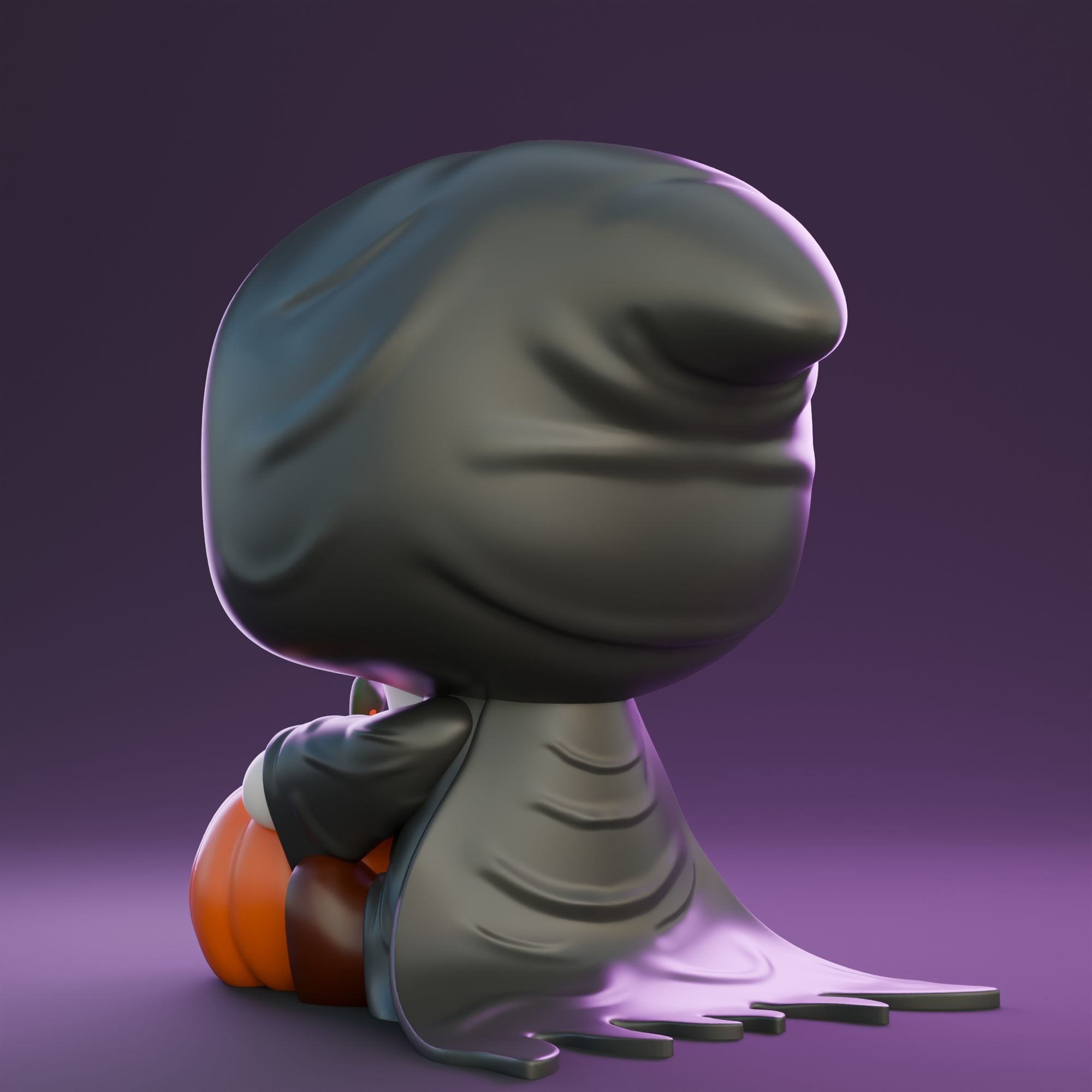 SCREAM PUMPKIN HALLOWEEN 3D print model_2