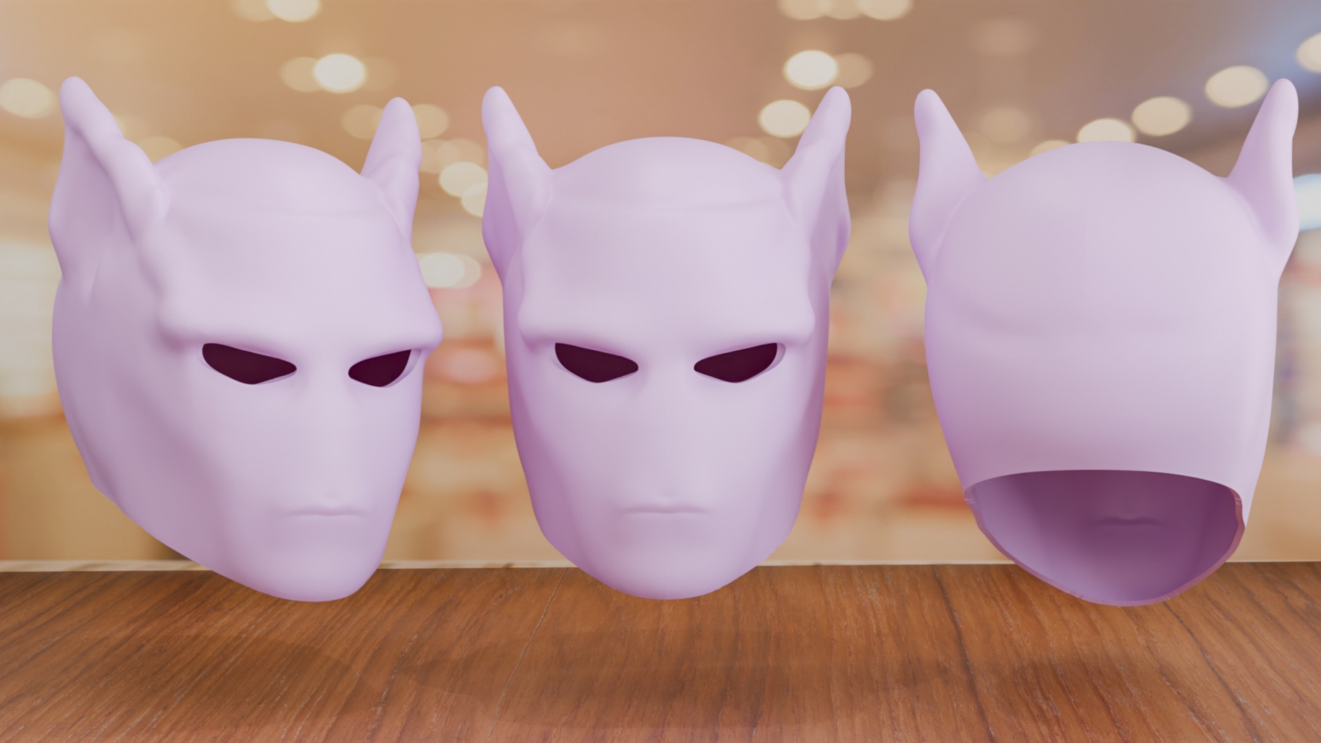 Killer Queen Mask Cosplay 3D print model_2