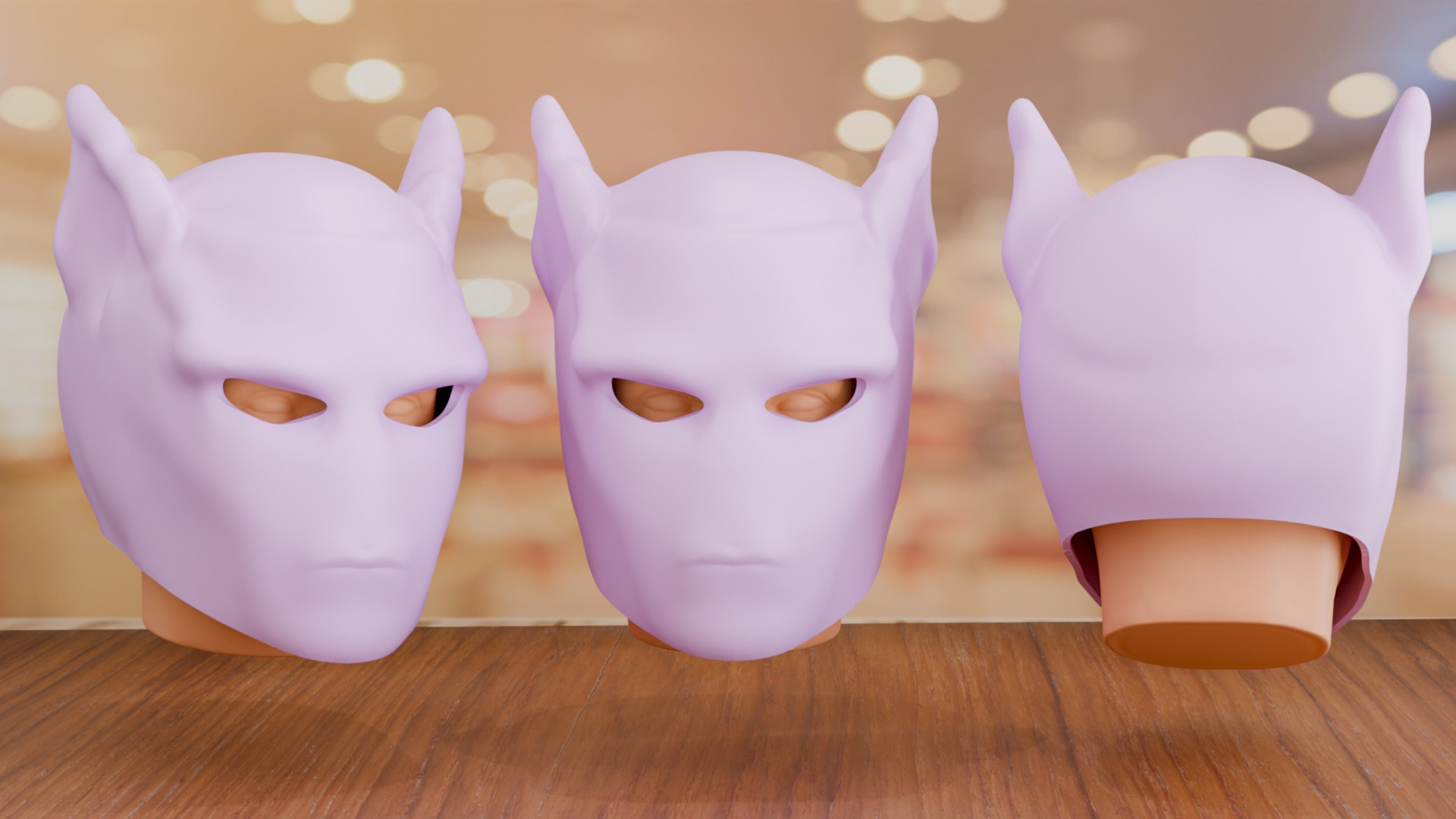 Killer Queen Mask Cosplay 3D print model_3