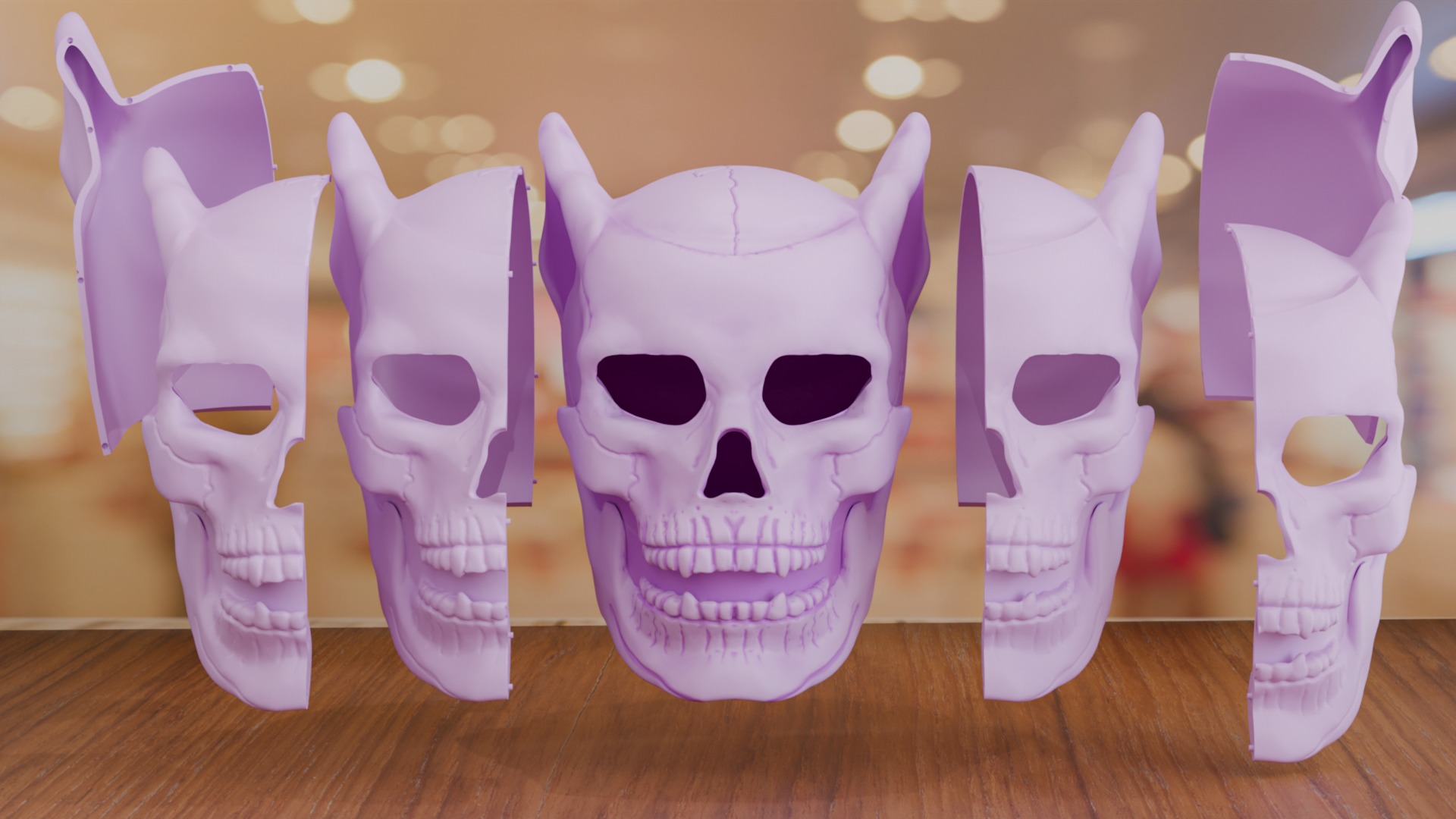 Killer Queen Mask Cosplay 3D print model_5