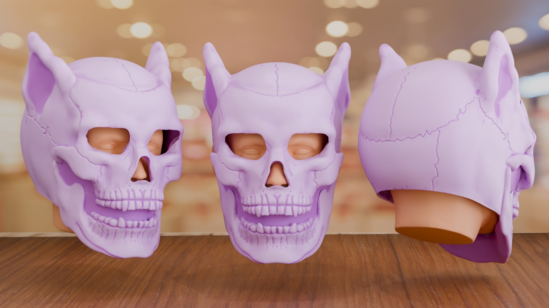 Killer Queen Mask Cosplay 3D print model_4