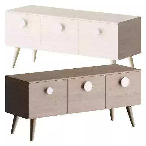 Nidi WOODY Living room cabinet 3D model